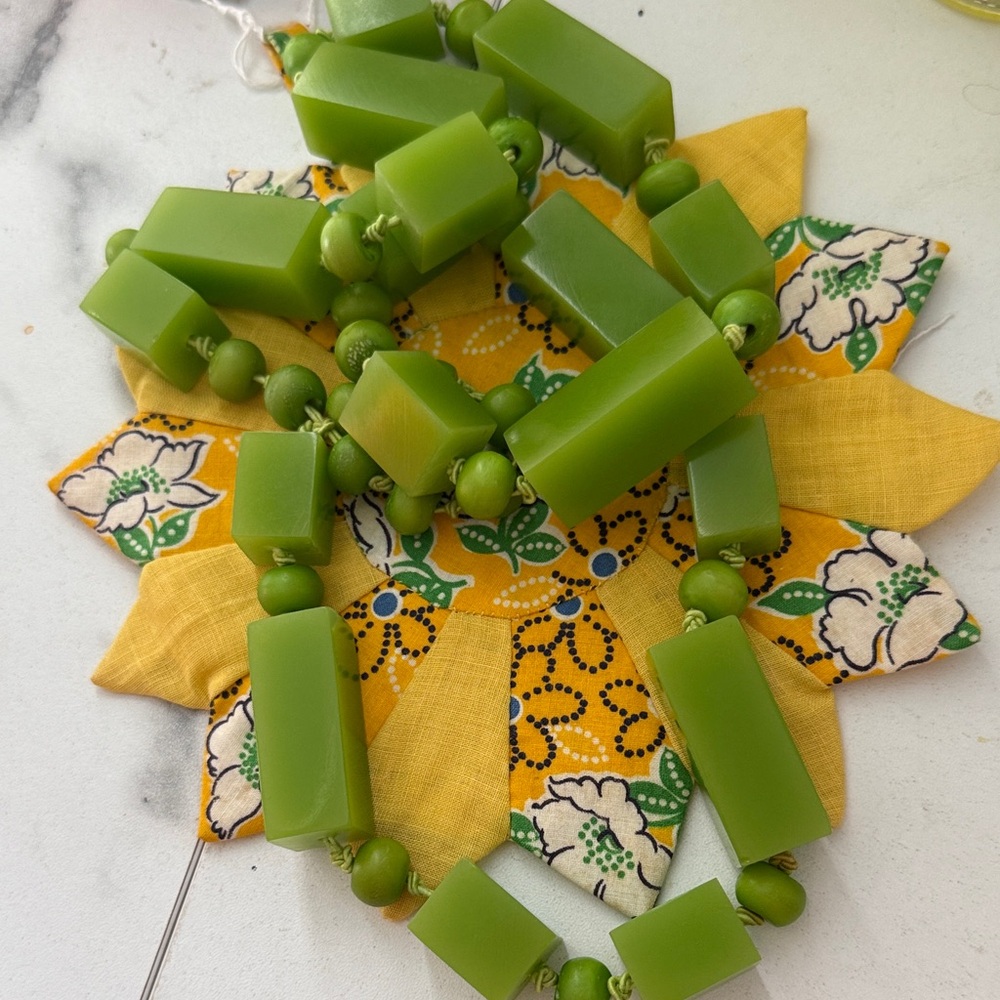 Green Beaded Necklace